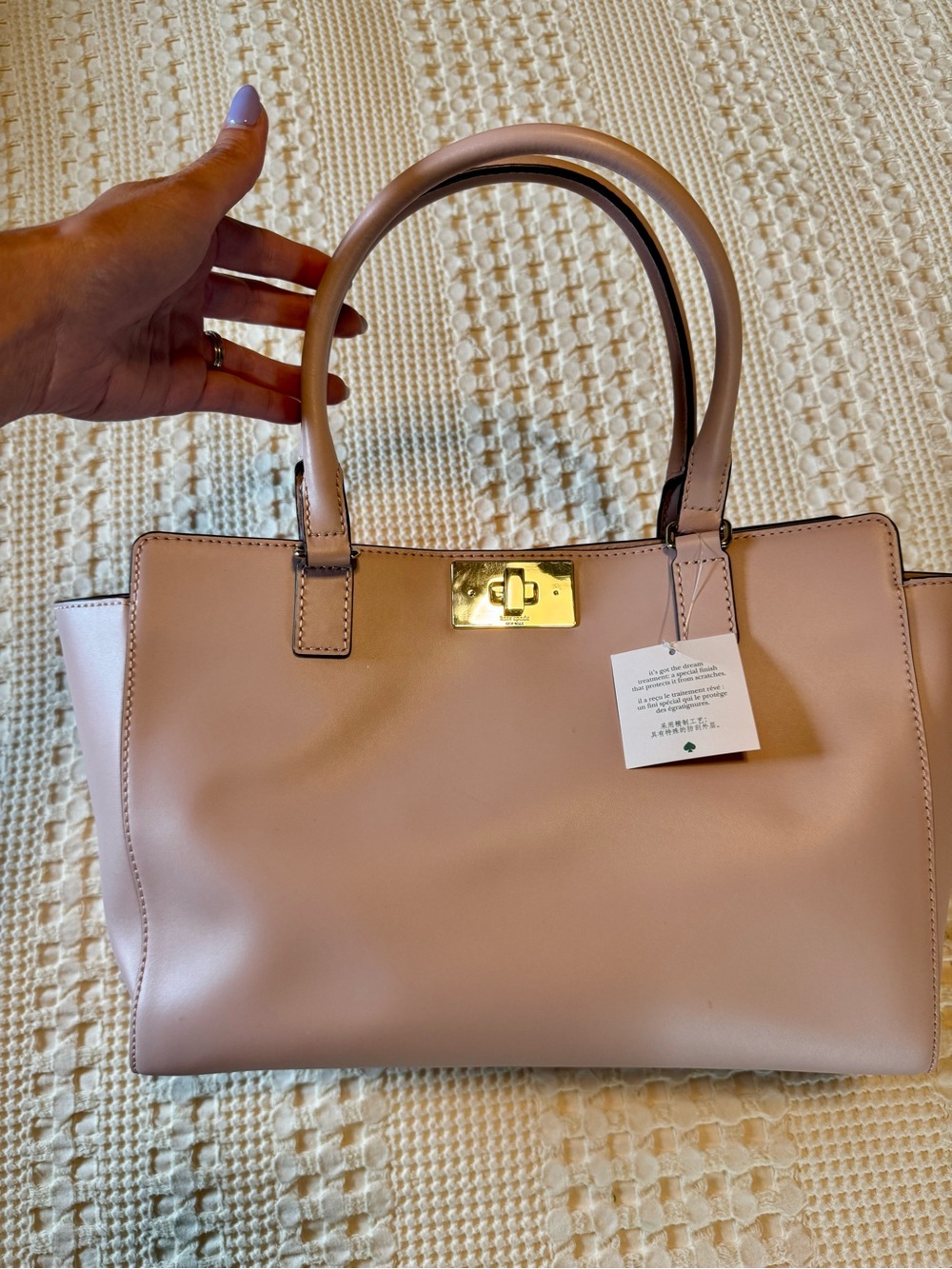 Kate Spade Kelsey Orchard Valley Leather Tote Bag